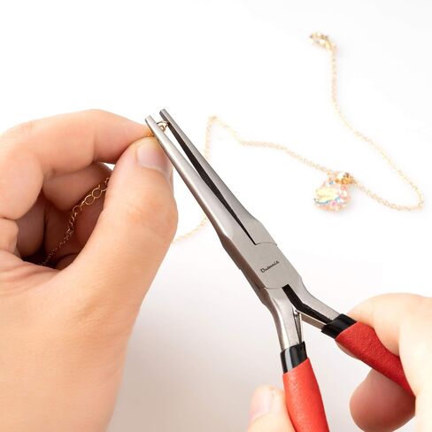 Long Nose Pliers 8 inch - Precision Needle Nose Pliers with Wire Cutters - Pack 1 in Saudi Arabia