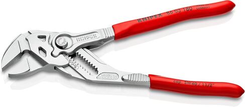 Pliers Wrench XS and KNIPEX Tools - Cobra Water Pump Pliers (8701125), 5-Inch,Red and Silver Bundle in Saudi Arabia