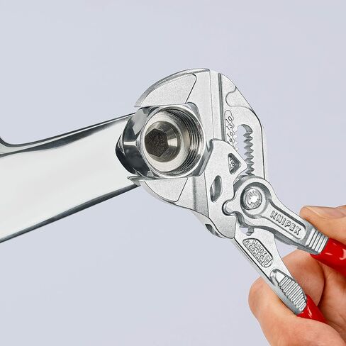 Pliers Wrench XS and KNIPEX Tools - Cobra Water Pump Pliers (8701125), 5-Inch,Red and Silver Bundle in Saudi Arabia