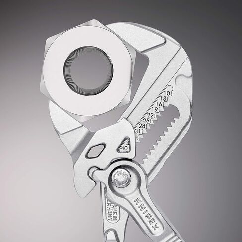 Pliers Wrench XS and KNIPEX Tools - Cobra Water Pump Pliers (8701125), 5-Inch,Red and Silver Bundle in Saudi Arabia