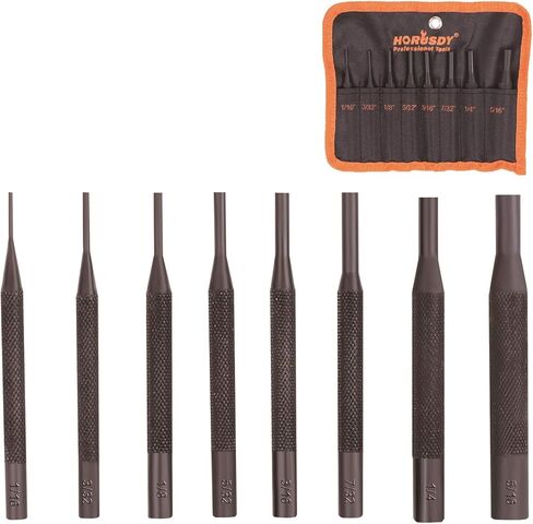 طقم خرامة دبابيس مكون من 8 قطع من هوروسدي، أداة إزالة إصلاح مع حامل للسيارات وإصلاح الساعات والمجوهرات والحرف اليدوية in Kuwait