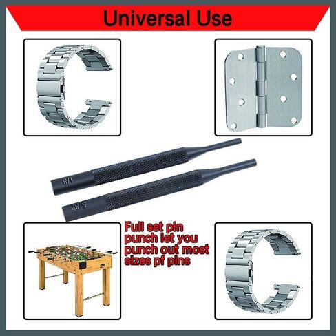 طقم خرامة دبابيس مكون من 8 قطع من هوروسدي، أداة إزالة إصلاح مع حامل للسيارات وإصلاح الساعات والمجوهرات والحرف اليدوية in Kuwait