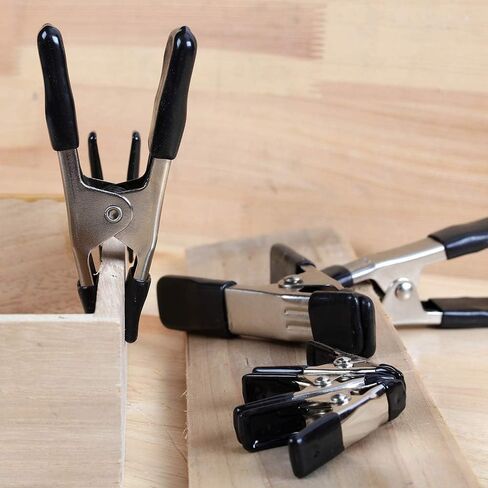 مجموعة أمازون بيسيكس 20 قطعة من مشبك زنبركي فولاذي، 15 عبوة مقاس 3/4 بوصة، 5 عبوات مقاس 1 بوصة، أسود/فضي in Kuwait