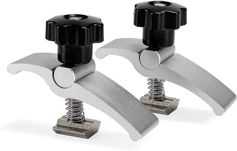 Genmitsu 2PCS T-Track Mini Hold Down Clamp Kit, CNC Router Clamp for Woodworking and Metalworking, Compatible with 3018 CNC Router Machines, 3018-PRO/ 3018-PROVer/ MX3, 2.57’’Lx 0.79’’Wx 1.97’’H in Saudi Arabia