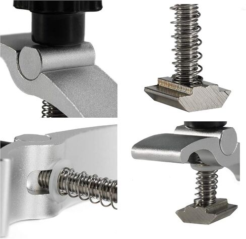 Genmitsu 2PCS T-Track Mini Hold Down Clamp Kit, CNC Router Clamp for Woodworking and Metalworking, Compatible with 3018 CNC Router Machines, 3018-PRO/ 3018-PROVer/ MX3, 2.57’’Lx 0.79’’Wx 1.97’’H in Saudi Arabia
