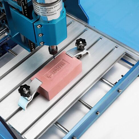 Genmitsu 2PCS T-Track Mini Hold Down Clamp Kit, CNC Router Clamp for Woodworking and Metalworking, Compatible with 3018 CNC Router Machines, 3018-PRO/ 3018-PROVer/ MX3, 2.57’’Lx 0.79’’Wx 1.97’’H in Saudi Arabia