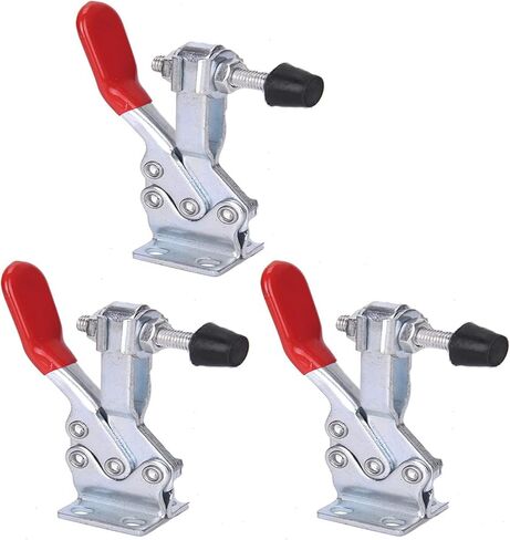 Accessbuy Toggle Clamp 225D 500Lbs القدرة القابضة الثقيلة كبيرة عقد المشبك الإفراج السريع المشبك الأفقي (2 حزمة) in Kuwait