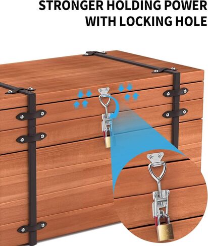 6 Pack Toggle Latch Clamp 4001, Adjustable Latch, Smoker Clamps Heavy Duty Latches, 330Lbs Holding Capacity Pull for Lid Jig, Tool Box Case (24PCS Screws) in Saudi Arabia