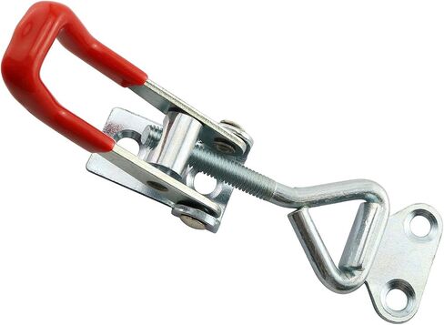 4PCS Latch Catch Cabinet Boxes Handle Toggle Lock Clamp Hasp Silver 4001 in Saudi Arabia