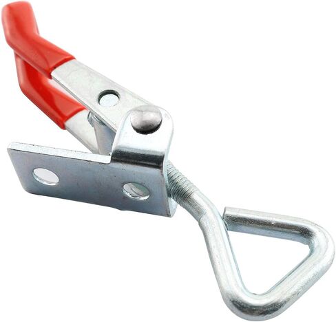 4PCS Latch Catch Cabinet Boxes Handle Toggle Lock Clamp Hasp Silver 4001 in Saudi Arabia