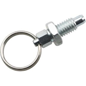 Index Plunger LUORNG Galvanized Spring Steel Spring Plungers M6 Thread Spring Plunger 304 Stainless Steel Pull Ring and Lock Nut Screw Index Plungers with Ring and Lock Pin in Kuwait