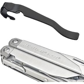 Heavaluefit Durable Pocket Clip for LEATHERMAN Surge, Made of High Quality Stainless Steel, Quick Install and Remove Clip Accessories Perfcet for LEATHERMAN Surge (Sliver) in Kuwait