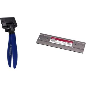 MIDWEST Seamer Tong - 3 Inch Offset Sheet Metal Bender with Forged Blades & KUSH'N-POWER Comfort Grip Handle - MWT-ST2
