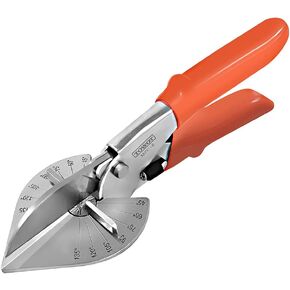 TOWOT Multi Angle Miter Shears, Angle Cutter Adjustable At 45 To 135 Degree With Safety Lock Miter Shears for Crafting, Plastic, PVC & Molding Trim, Angle Cutting Tool Including 2 Spare Blades in Kuwait