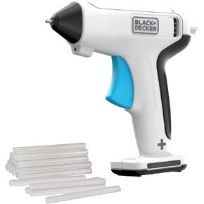 BLACK+DECKER 4V MAX Cordless Glue Gun, USB Rechargeable (BCGL115FF), White in Kuwait