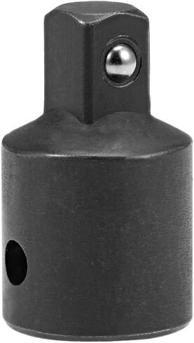 uxcell 2 Pcs 1/2 Inch Drive (F) x 3/8 Inch (M) Socket Reducer, Female to Male, Cr-V (Black) in Saudi Arabia