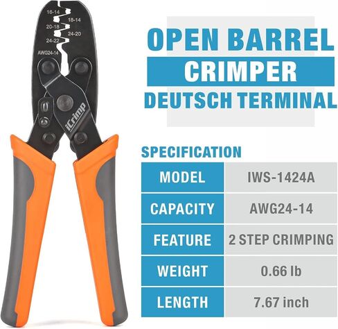 iCrimp Weather-Pack/Metri-Pack Crimping Tool, 20-14 AWG Wire Crimper for Delphi Packard Sealed & Unsealed Terminals in Kuwait