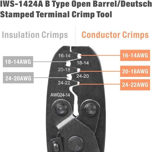 iCrimp Weather-Pack/Metri-Pack Crimping Tool, 20-14 AWG Wire Crimper for Delphi Packard Sealed & Unsealed Terminals in Kuwait