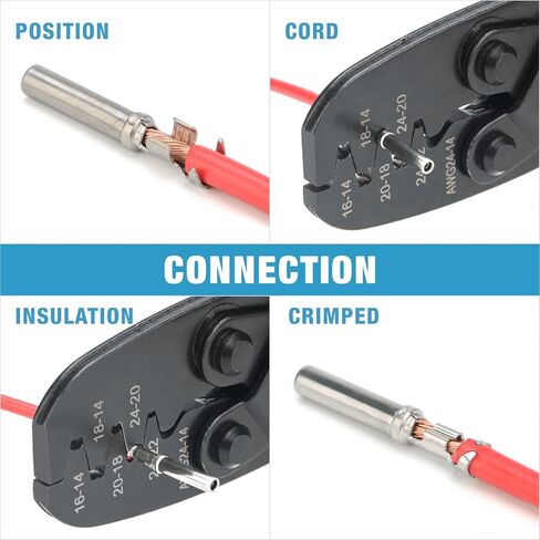 iCrimp Weather-Pack/Metri-Pack Crimping Tool, 20-14 AWG Wire Crimper for Delphi Packard Sealed & Unsealed Terminals in Kuwait