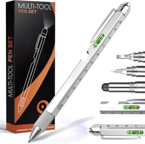 SAPGIF Stocking Stuffers for Men Dad Husband Him Adult 9 in 1 Multitool Pen in Saudi Arabia