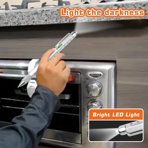 SAPGIF Stocking Stuffers for Men Dad Husband Him Adult 9 in 1 Multitool Pen in Saudi Arabia