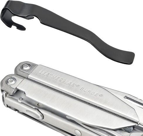 Heavaluefit Durable Pocket Clip for LEATHERMAN Surge, Made of High Quality Stainless Steel, Quick Install and Remove Clip Accessories Perfcet for LEATHERMAN Surge (Sliver) in Kuwait