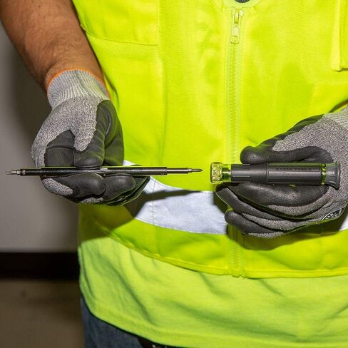 مفك براغي إلكتروني 32314 من كلاين تولز، 14 في 1 مع 8 أطراف دقيقة، مشقوقة، فيليبس، ولقم توركس مقاومة للتلاعب، 6 مفكات صواميل دقيقة in Kuwait