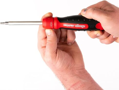 Megapro Marketing USA NC 211R2C36RD مفك براغي بسقاطة، أحمر in Kuwait