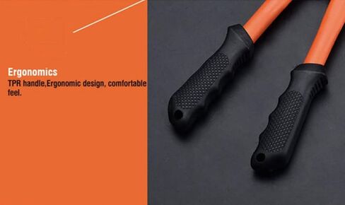 أداة قطع مسامير من إدوارد تولز مقاس 14 بوصة - شفرة فولاذية T8 مزورة شديدة التحمل تقطع الأسلاك الفولاذية، وسياج ربط السلسلة، وقضبان معدنية، ومسامير، وأقفال، وأقفال صغيرة - مقبض مطاطي مريح للقواطع in Kuwait