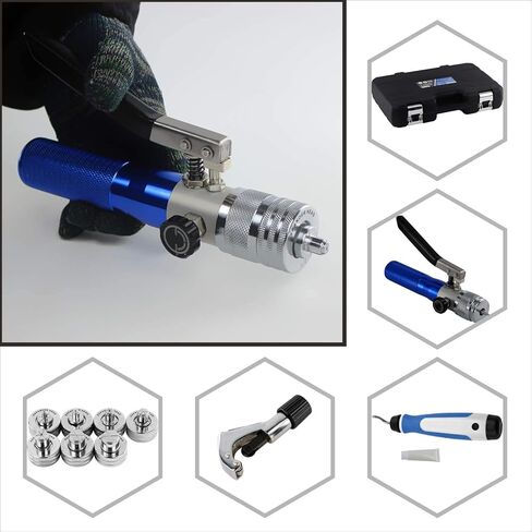 مجموعة أدوات التأرجح الهيدروليكي IBOSAD HVAC لأنابيب النحاس الممتدة 3/8 بوصة إلى 1 1/8 بوصة in Kuwait