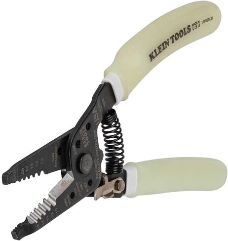 Klein Tools 11055EP Wire Cutter and Stripper, Made in USA, Stranded and Solid Wire Cutter, Cuts Copper in Saudi Arabia