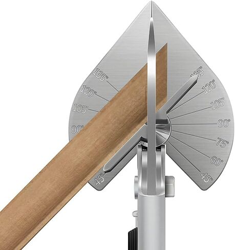 TOWOT Multi Angle Miter Shears, Angle Cutter Adjustable At 45 To 135 Degree With Safety Lock Miter Shears for Crafting, Plastic, PVC & Molding Trim, Angle Cutting Tool Including 2 Spare Blades in Kuwait