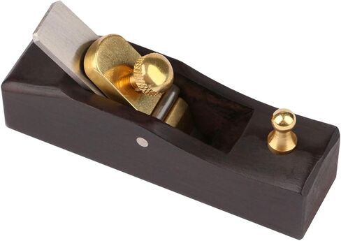 أداة مسطحة يدوية صغيرة من كافورت مقاس 8.12 سم لطائرة يدوية من أجل النجارة في الجزء السفلي المسطح على شكل T من أجل تخطيط الخشب وتنعيم، مع شفرة واحدة للطائرة ومثبت معدني واحد in Kuwait