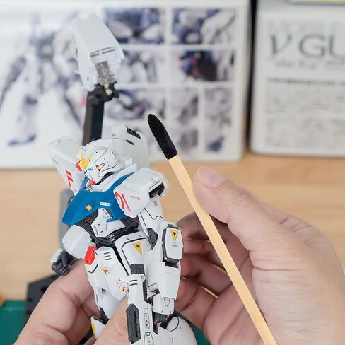 اعواد صنفرة من 100 قطعة من اعواد الثقاب واغصان الصنفرة الدقيقة للنماذج البلاستيكية والهوايات الخشبية، 280 حبيبة، 5.4 × 0.2 انش in Kuwait