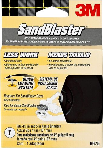 3M 9562 Sandblaster Dual Sanding Sponge, 150-Grit, Angle Grinder (Pack of 3) in Saudi Arabia