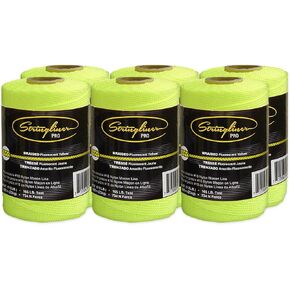 Braided Mason Line Replacement Roll Contractor Pack 500' - Black/Orange (Pack of 6) - SL35491CPK in Saudi Arabia