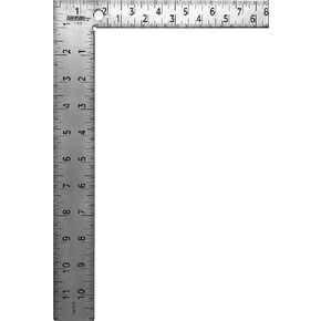 جونسون مربع نجار ستيل احترافي سهل القراءة CS10 من ليفل اند تول، 8 انش × 12 انش، فضي، 1 مربع in Kuwait