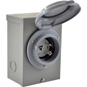 Conntek 80571-GYBX Power Inlet Box, Grey
