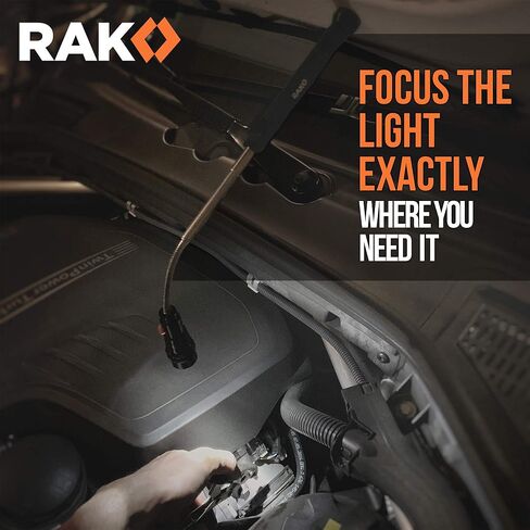RAK Magnetic Pickup Tool - Birthday Gifts for Men - Telescoping Magnet Pickup Tool with Bright LED Lights and Extendable Neck up to 22 Inches - Cool Gadget Gifts for Men, Husband, Handyman in Kuwait