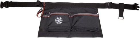 Klein Tools 5244 Tool Apron, Tape Thong and Four Reinforced Pockets for Hand Tools, Waist Size 32 to 53-Inch,Black in Saudi Arabia