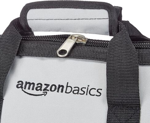 Amazon Basics Durable Wear-Resistant Base, Tool Small Standard Bag with Strap, 12 Inch, Black & Gray in Saudi Arabia