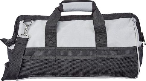 Amazon Basics Durable Wear-Resistant Base, Tool Small Standard Bag with Strap, 12 Inch, Black & Gray in Saudi Arabia
