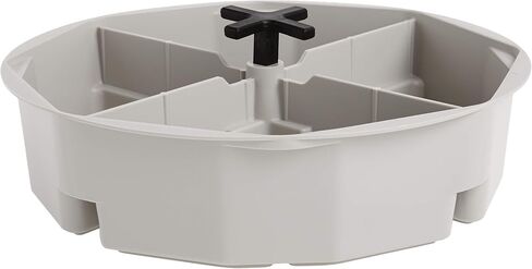 Custom Leathercraft1152 Full-Round Bucket Tray, 2.5 in. High in Saudi Arabia