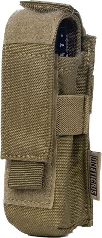 OneTigris Flashlight Holster Flashlight Holder Molle Flashlight Holster Tactical Flashlight Pouch Holder for Belt 1000D Cordura Nylon | Tactical Flashlight Holder, Fits Select Streamlight and Fenix Models for Law Enforcement, Security and EDC in Kuwait