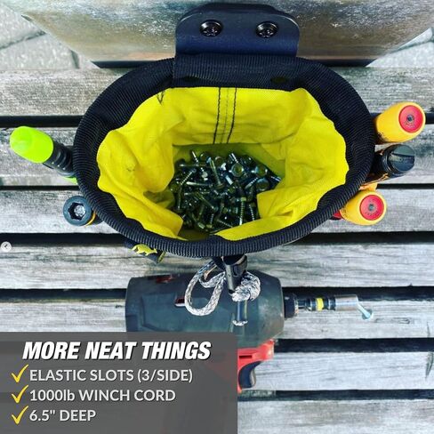 Joey Pouch | Clip-On Tool Belt Bag for Tools, Screws, and Nails - Great for an Electrician, HVAC Tech, Plumber, Carpenter, Contractor, Handy Man, and Any Tradesperson Who Wears a Small Utility Pouch in Kuwait