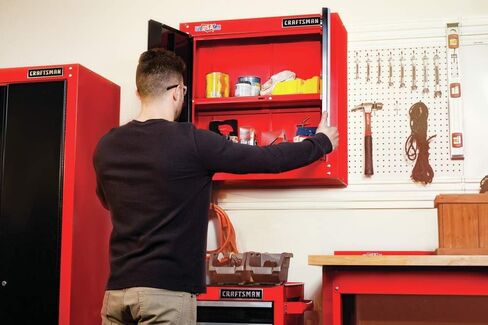 CRAFTSMAN Garage Storage, 28-Inch Wide Wall Cabinet (CMST22800RB) in Saudi Arabia