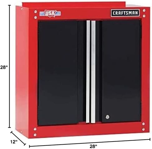 CRAFTSMAN Garage Storage, 28-Inch Wide Wall Cabinet (CMST22800RB) in Saudi Arabia