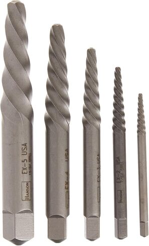IRWIN Screw Extractor for Spiral Screws, 5-Piece (53535) in Saudi Arabia