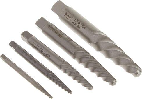 IRWIN Screw Extractor for Spiral Screws, 5-Piece (53535) in Saudi Arabia
