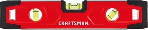 CRAFTSMAN Torpedo Level, Magnetic, 9 inch (CMHT43191), Red in Saudi Arabia